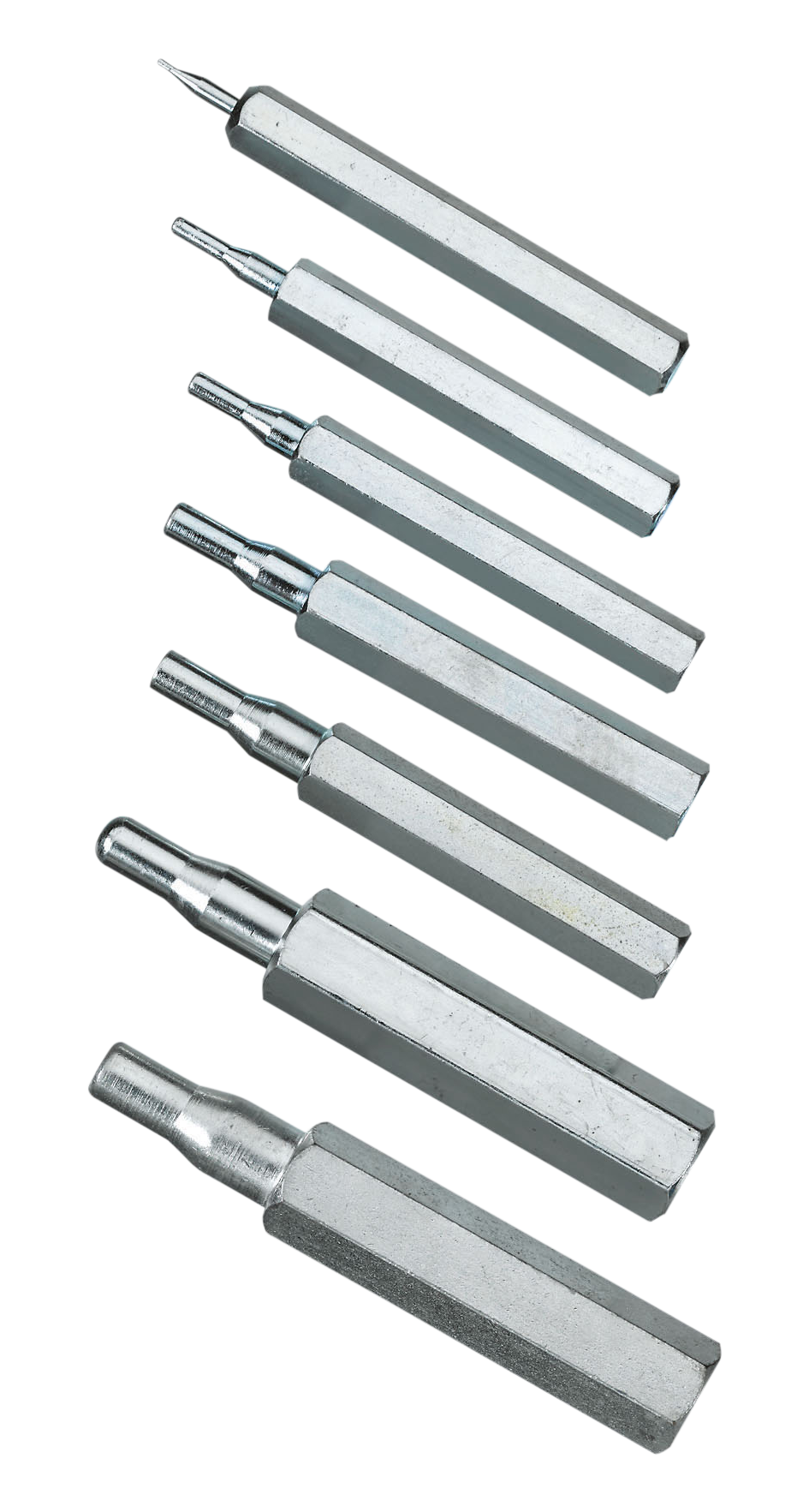 Juego de 7 expansores de golpe 1/8" - 1/2"
