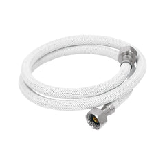 Manguera lavabo/fregadero, vinilo blanco, 1/2"x1/2", 100 cm