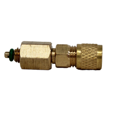 Válvula check para lata de gas