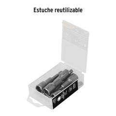 Juego de dados magnéticos estándar, 5 piezas, Truper Expert