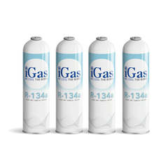 4 Latas de Gas Refrigerante R134a iGas