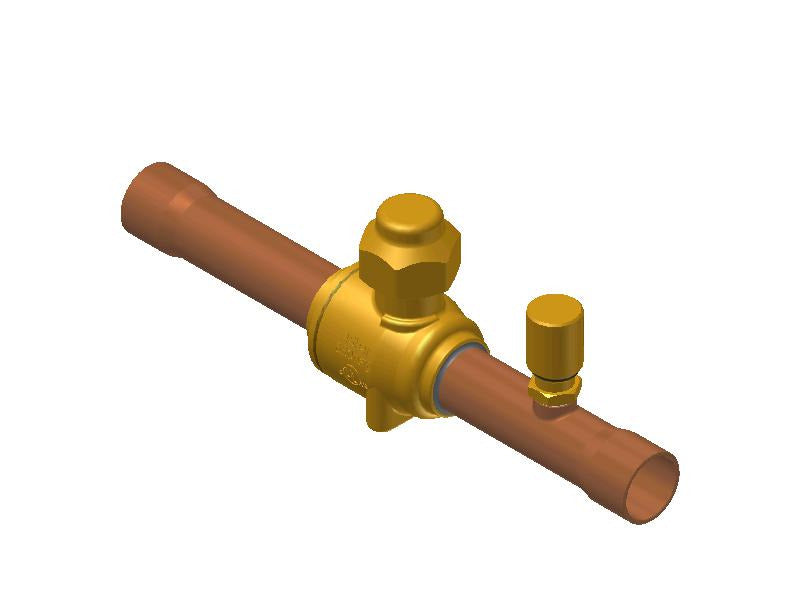 Válvula de paso tipo bola 5/8 SOLDABLE