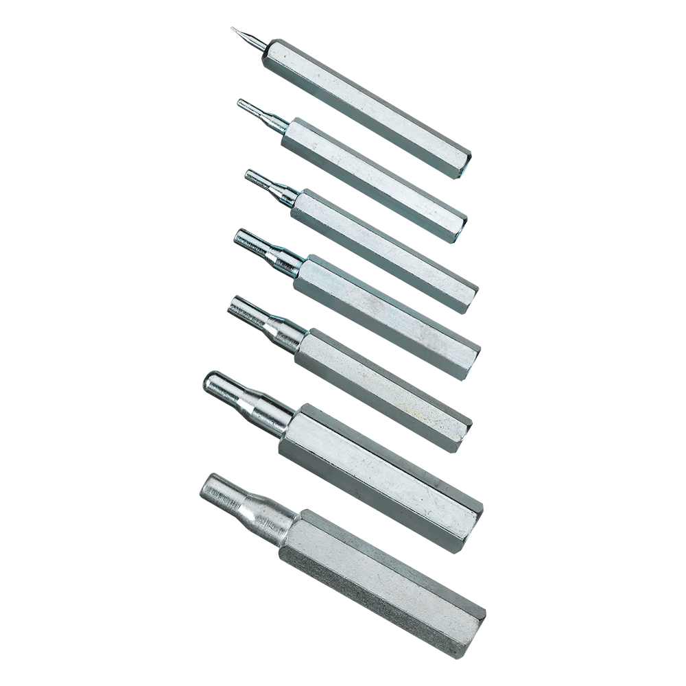 Juego de 7 expansores de golpe 1/8" - 1/2"