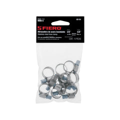 Bolsa con 10 abrazaderas mini sin fin #4, 3/8 - 5/8", FIERO