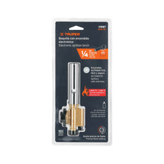 Soplete de aluminio, encendido electrónico, 1/4 de vuelta