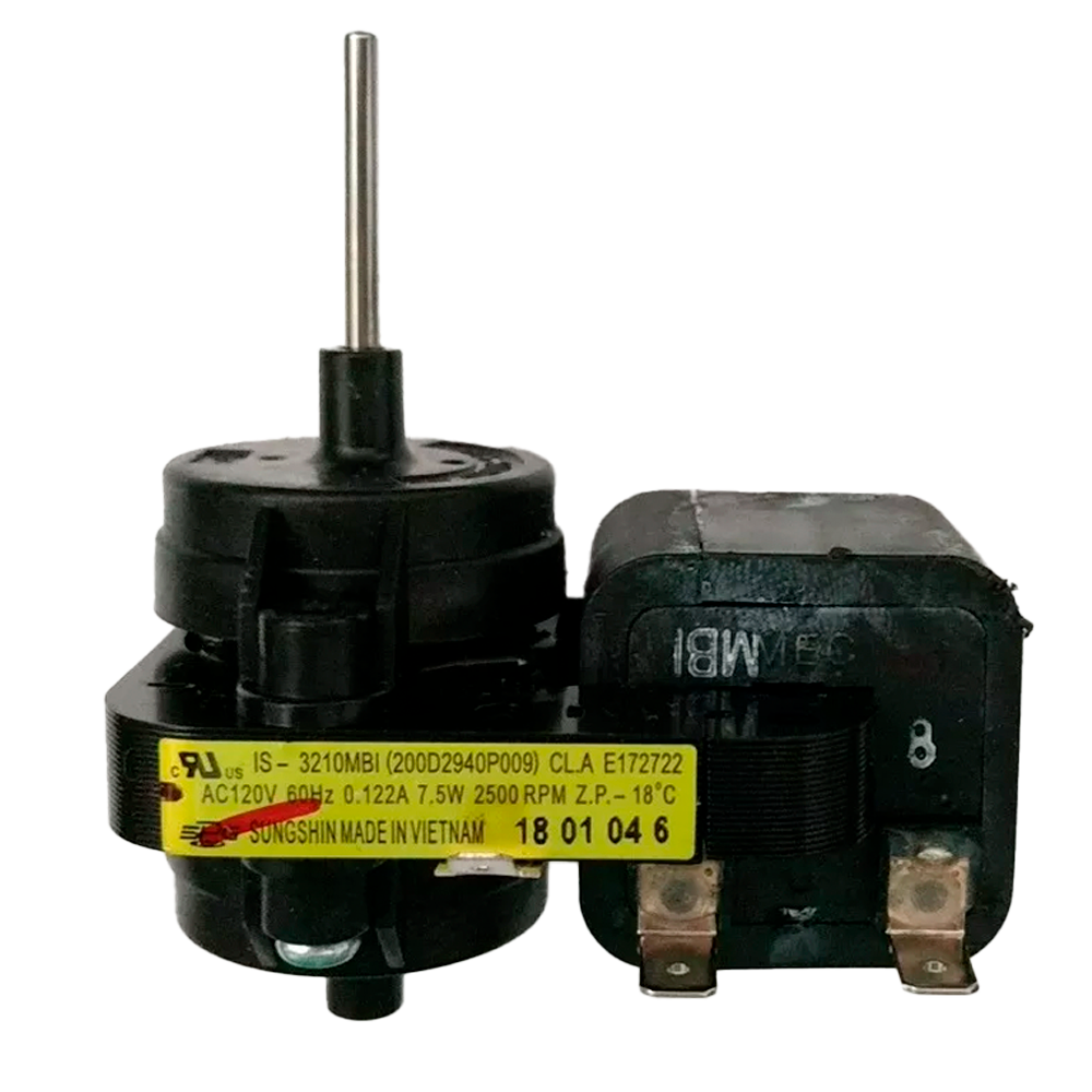 Motor ventilador de Flecha corta Mabe