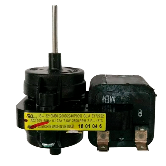 Motor ventilador de Flecha corta Mabe