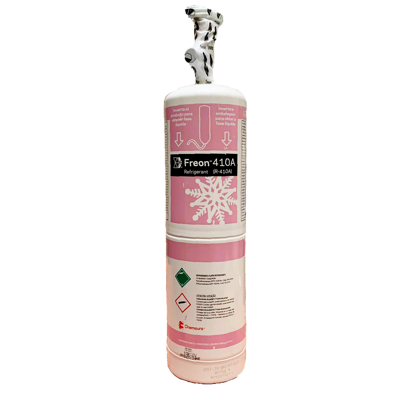 Gas refrigerante R-410 Chemours