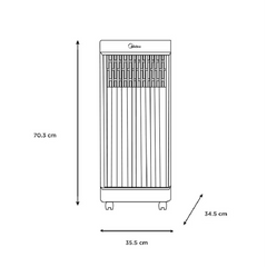 Minisplits Portátil S/F 110V MIDEA R32
