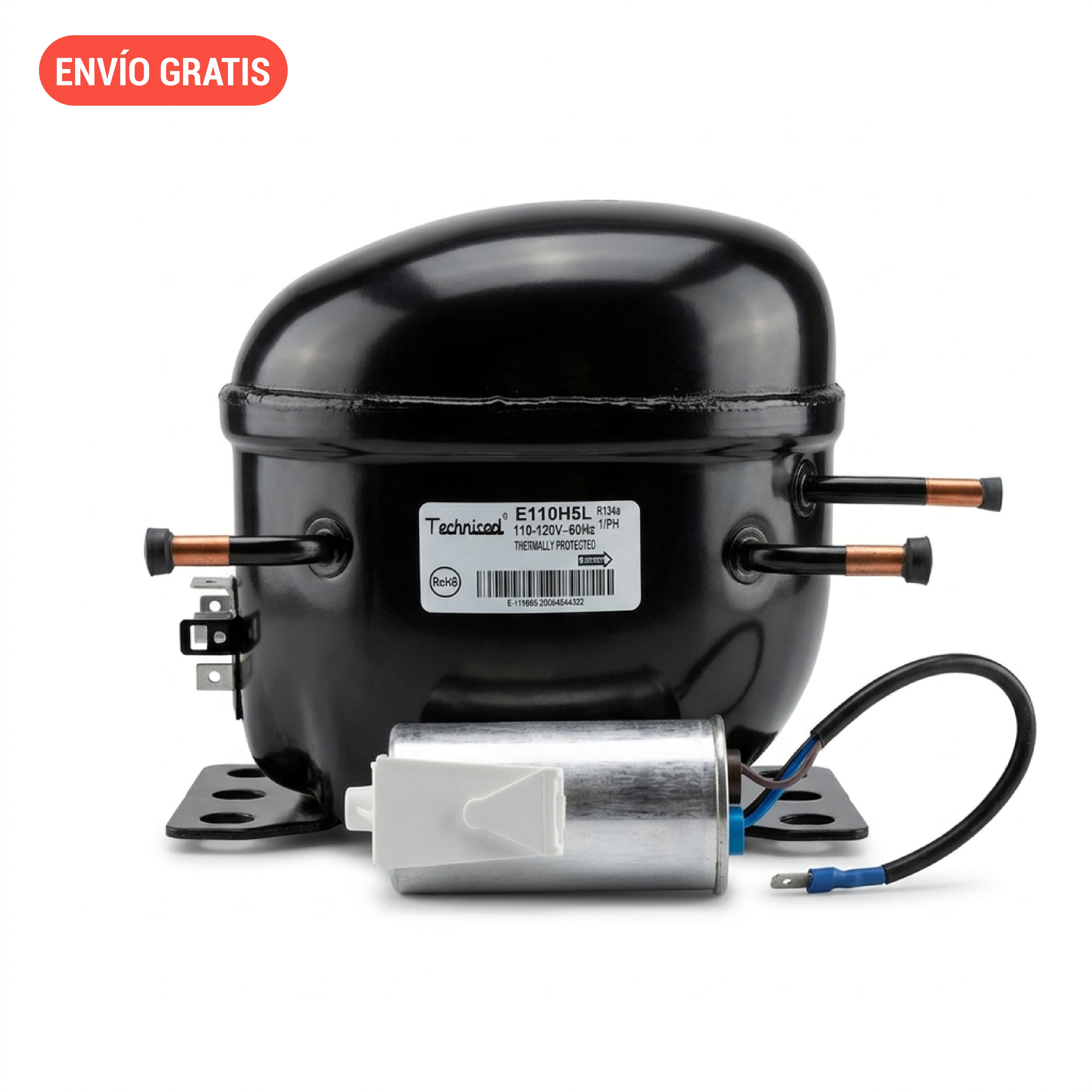 COMPRESOR TECHNICOOL 1/2hp R134 115V