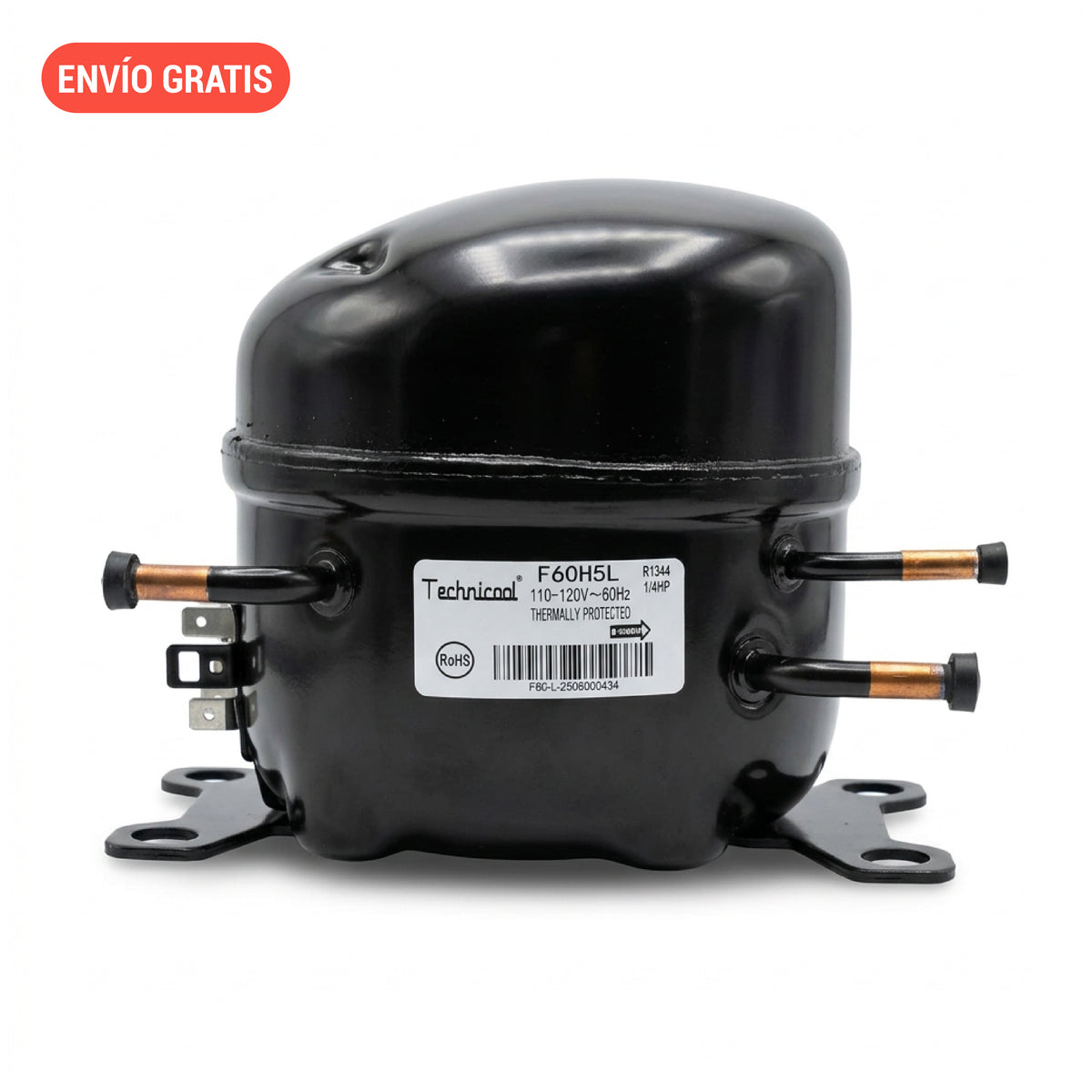 COMPRESOR TECHNICOOL 1/4Php R134 115V