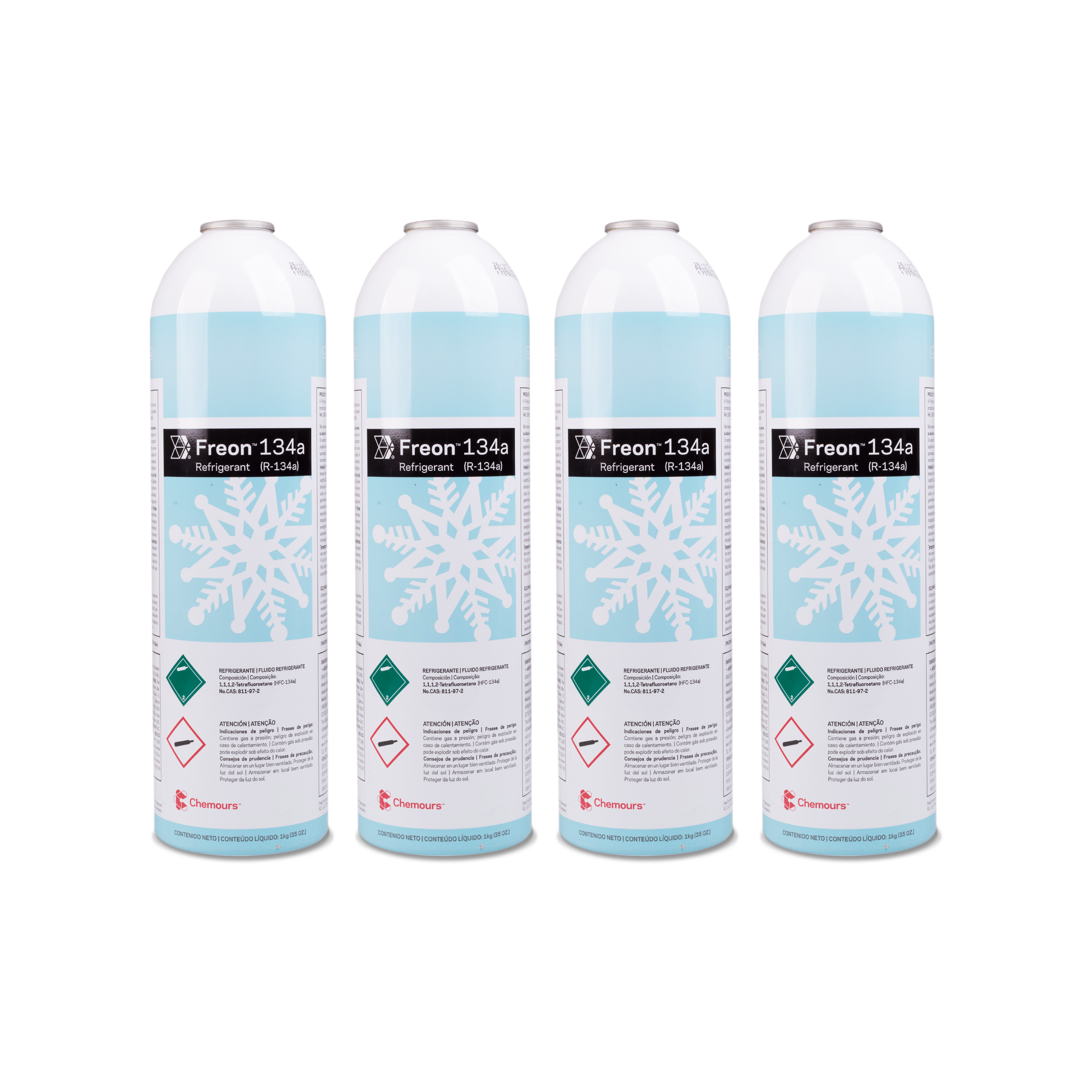 Gas refrigerante R-134 Chemours