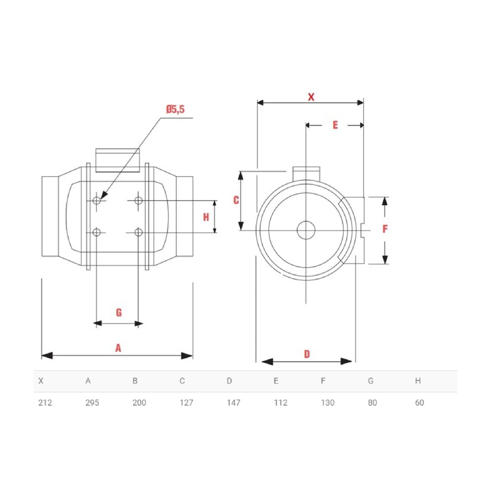 EXTRACTOR HELICOCENTRIFUGO 2289RPM 65W