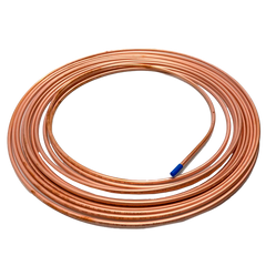 Tubería de cobre flexible