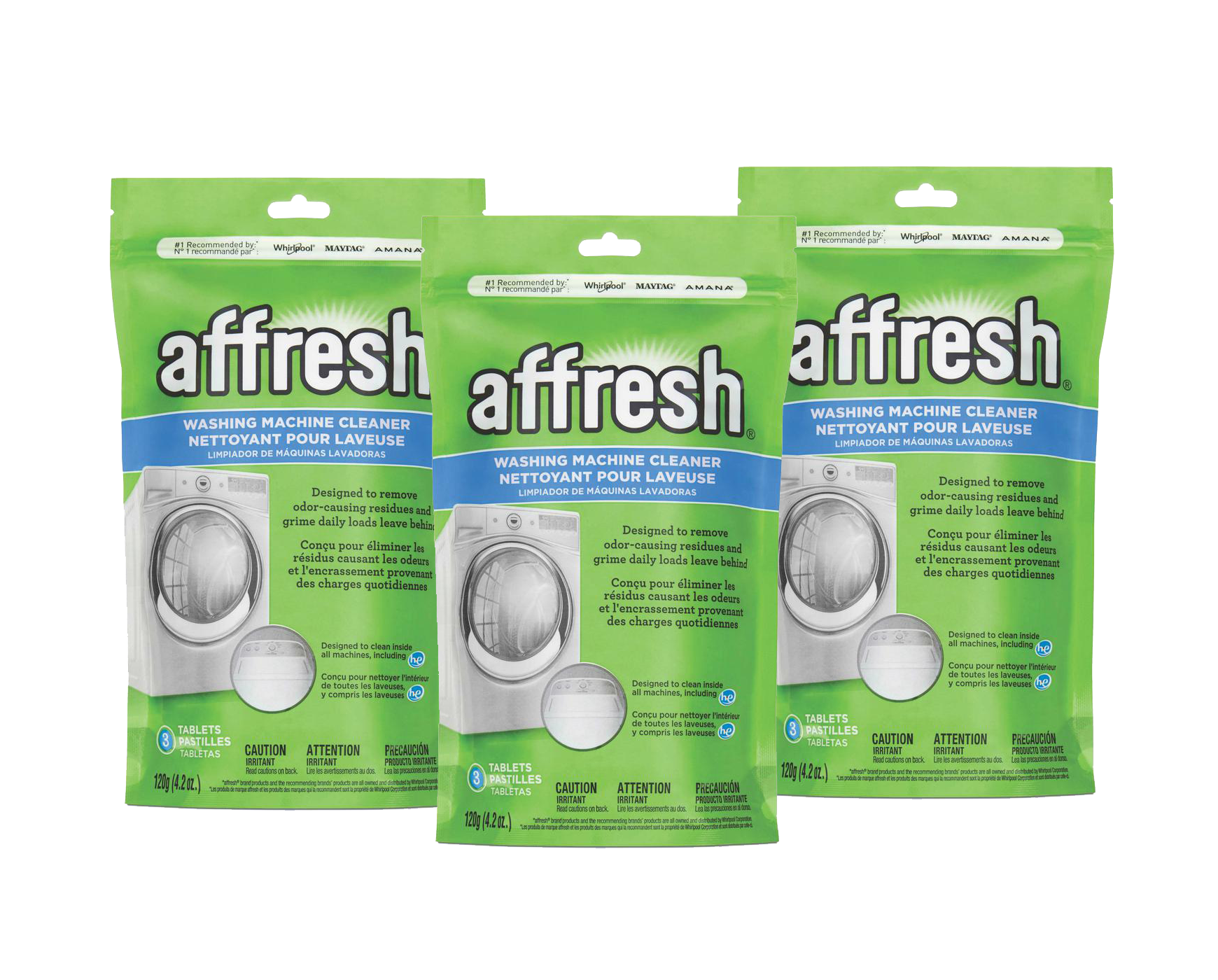 Pastillas limpiadoras Affresh 3 paquetes – Grupo Mereti