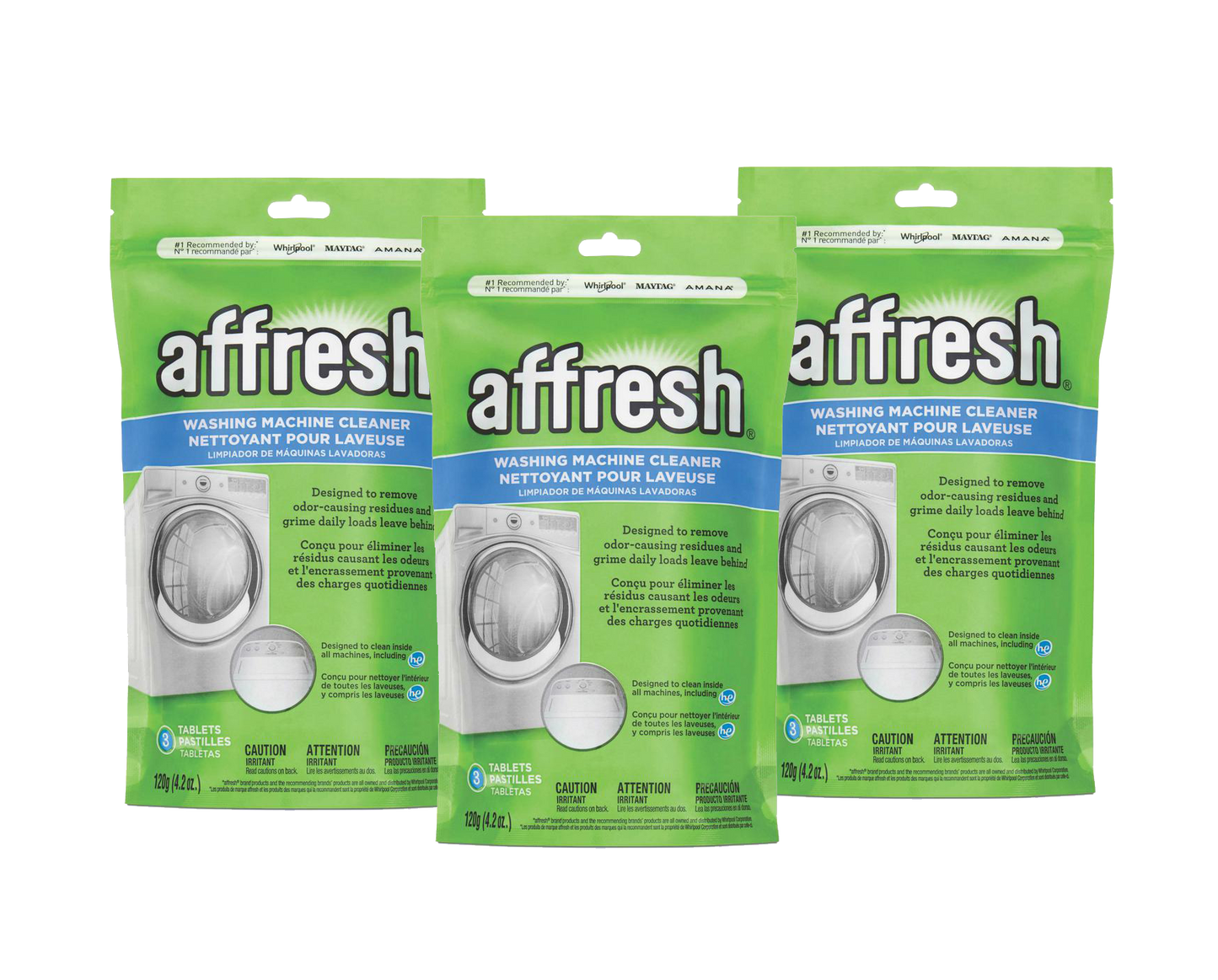 Pastillas limpiadoras Affresh 3 paquetes