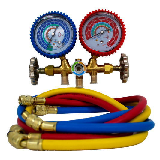 Manifold con mirilla