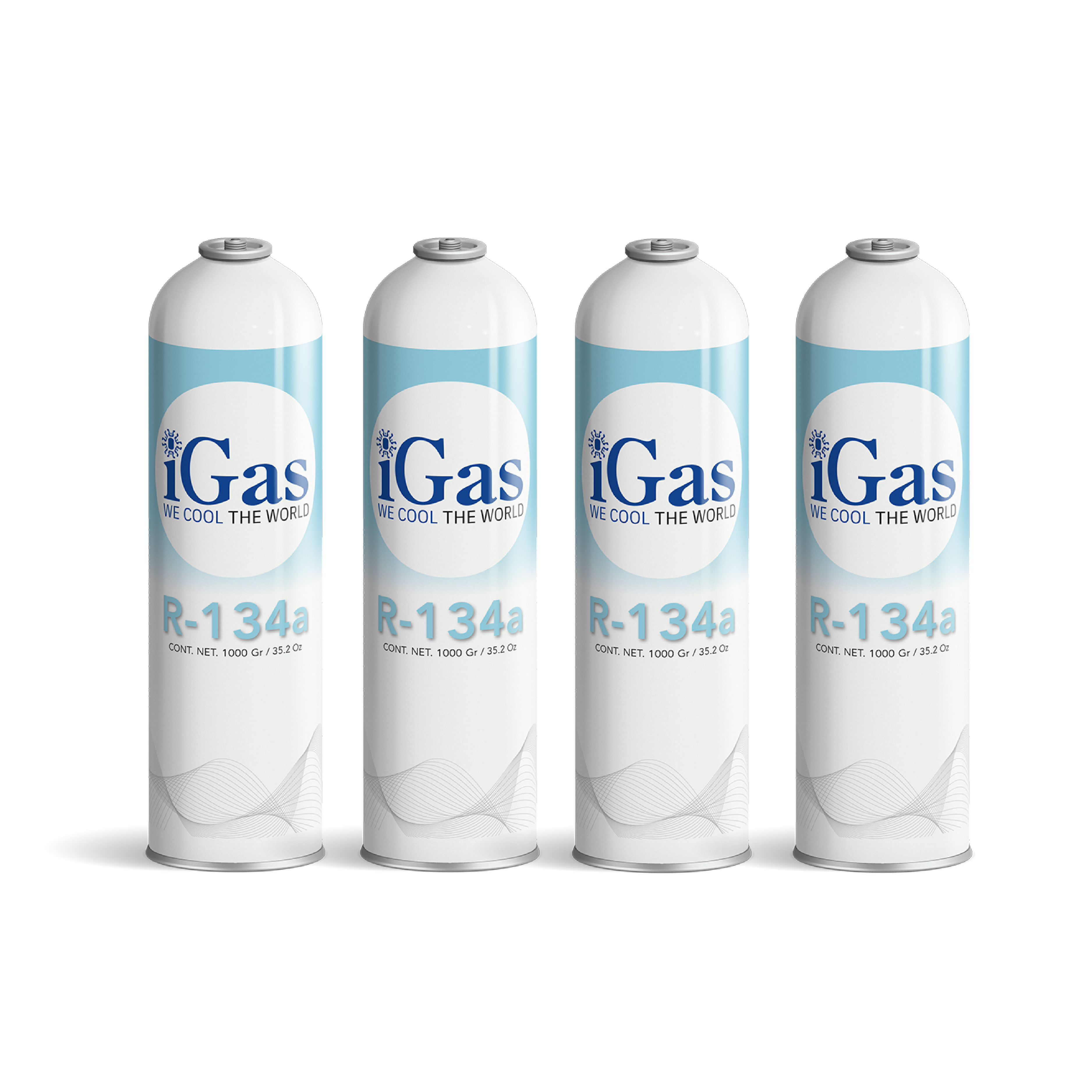 4 Latas de Gas Refrigerante R134a iGas
