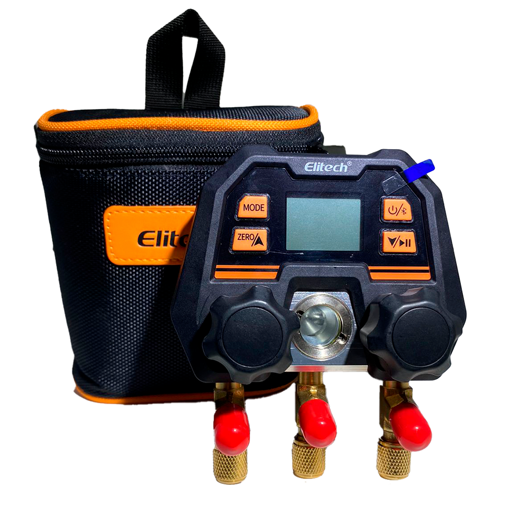 Elitech EMG-40V Manómetro Digital HVAC Inteligente De Cuatro Puertos Con Sensor De Vacío - Foto 7